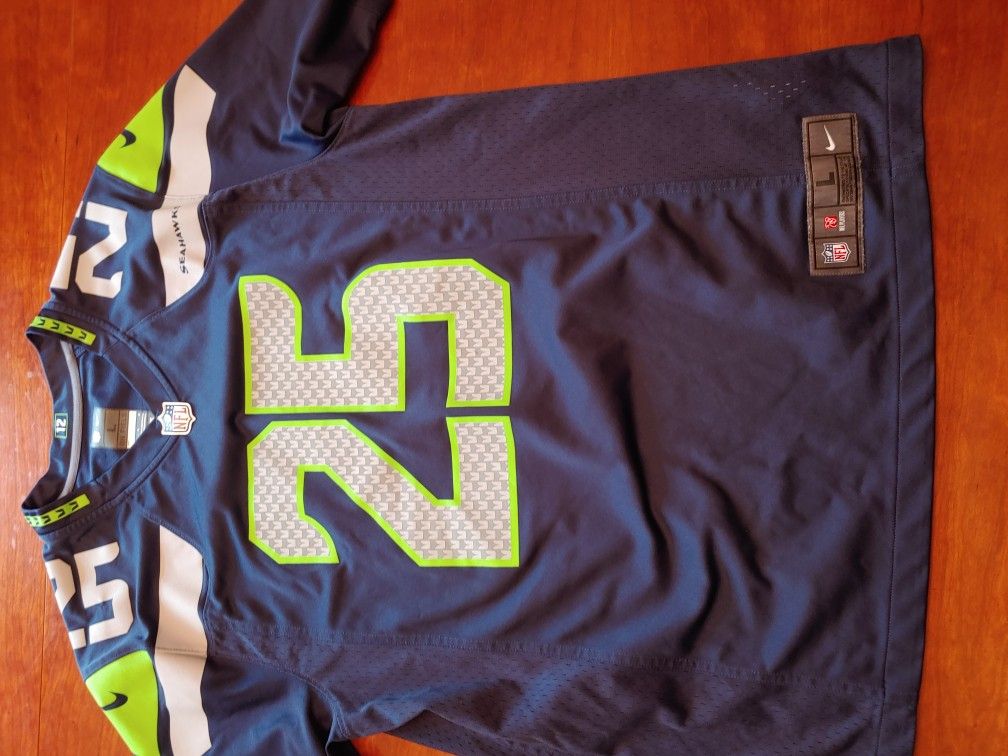 25 Sherman Seahawks Jersey, Men L