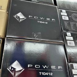 Rockford Fosgate T1D412 Power 12" T1 4-Ohm DVC Subwoofer