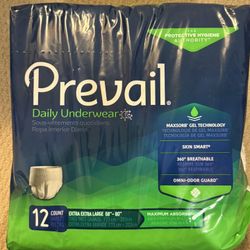 Prevail Daily Underwear Disposable Underwear 2X Large