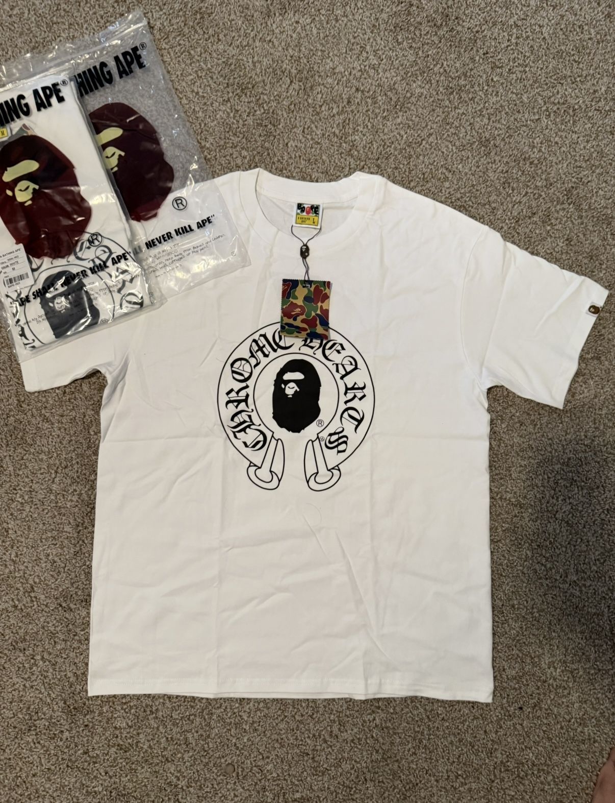BEST OFFER Bape X Chrome Hearts