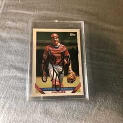 Jeff Grotewold - Autographed Baseball Card