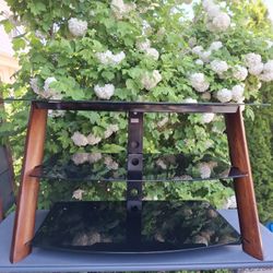 3 Tier Glass TV Stand (Small)