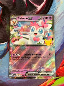 Sylveon Ex #71 Pokemon TCG 30th Celebration Anniversary