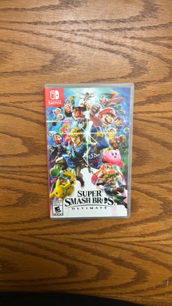 Super Mario Smash Bro ultimate switch video game Super Mario smash Bro ultimate switch video game
