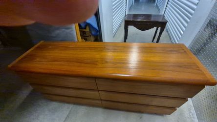 Mid-Century Teak 6-Drawer Dresser – West Kendall