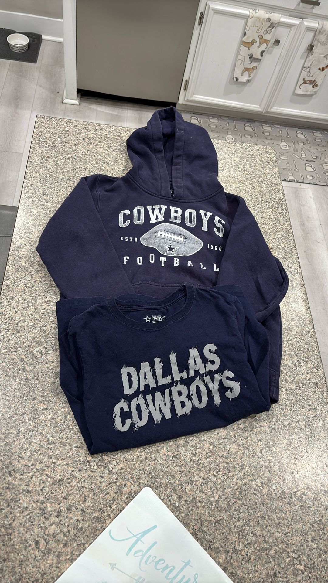 Boys Dallas Cowboys Hoodie & T-Shirt Combo - Size L