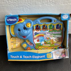 VTech, Touch and Teach Elephant, ABC Toy for Toddlers