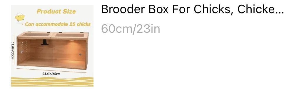 Chick Brooder