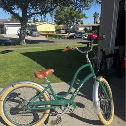 2 8-speed Townie Beach cruiser bikes