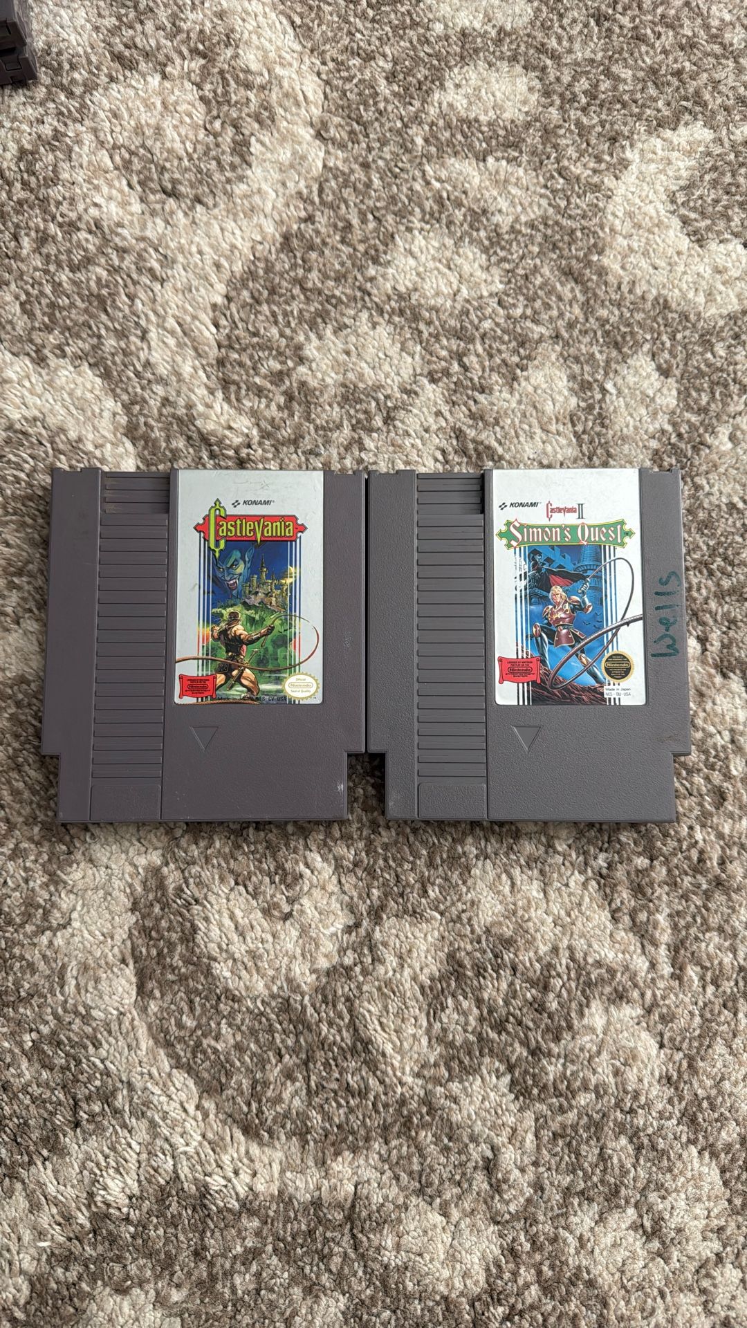 Castlevania 1 / 2 Simon’s Quest For Nintendo Nes