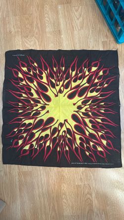 100% Cotton Flames Bandana