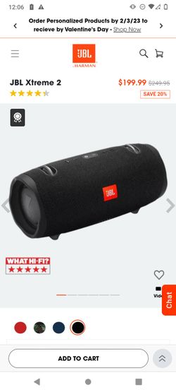 Jbl Xtreme 2  Waterproof Speaker 