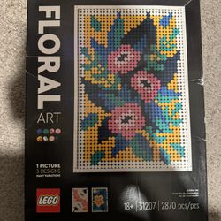 Floral Art Lego Set 