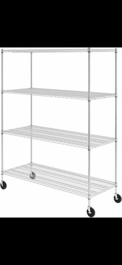 SafeRacks NSF Certified Heavy duty Storage Wire Shelves, 24 x 60 x 72"