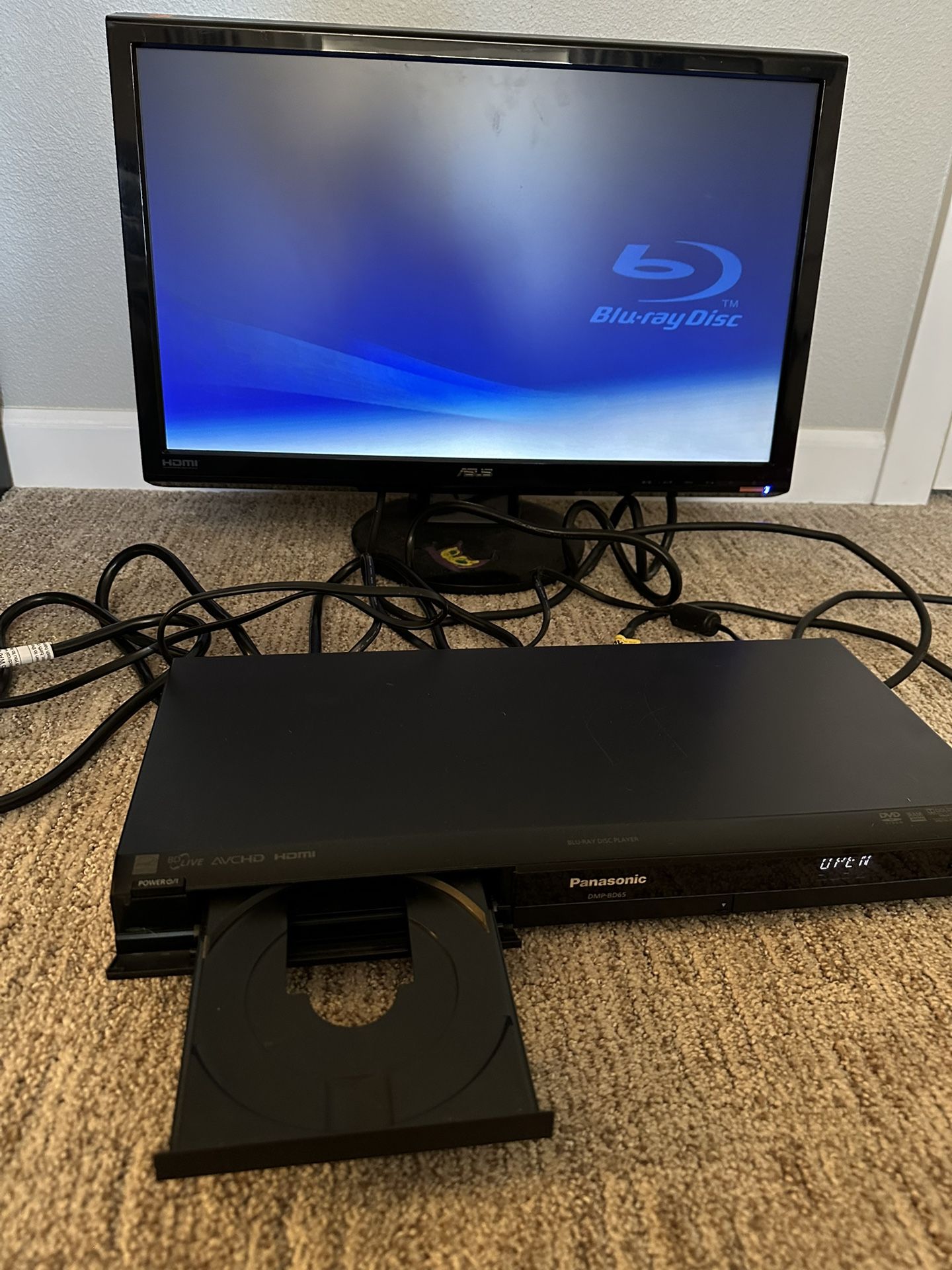Panasonic DMP-BD65 Blu-ray Player With USB & SD Card Slot