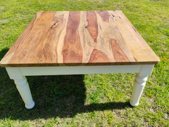 Coffee table handmade solid wood table
