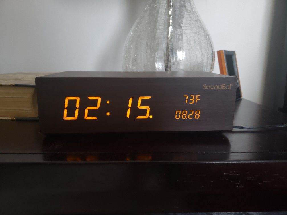 Bluetooth Speaker USB Charger clock alarm thermometer Soundbot SB1010