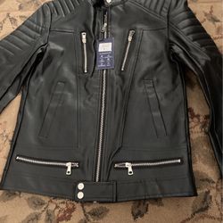 Men’s Faux Leather Jacket Brand New