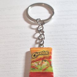 Cheetos Lime Keychain featuring Silver Keyholder