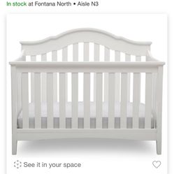 Delta Children’s Crib Convertible Gently Used Gray