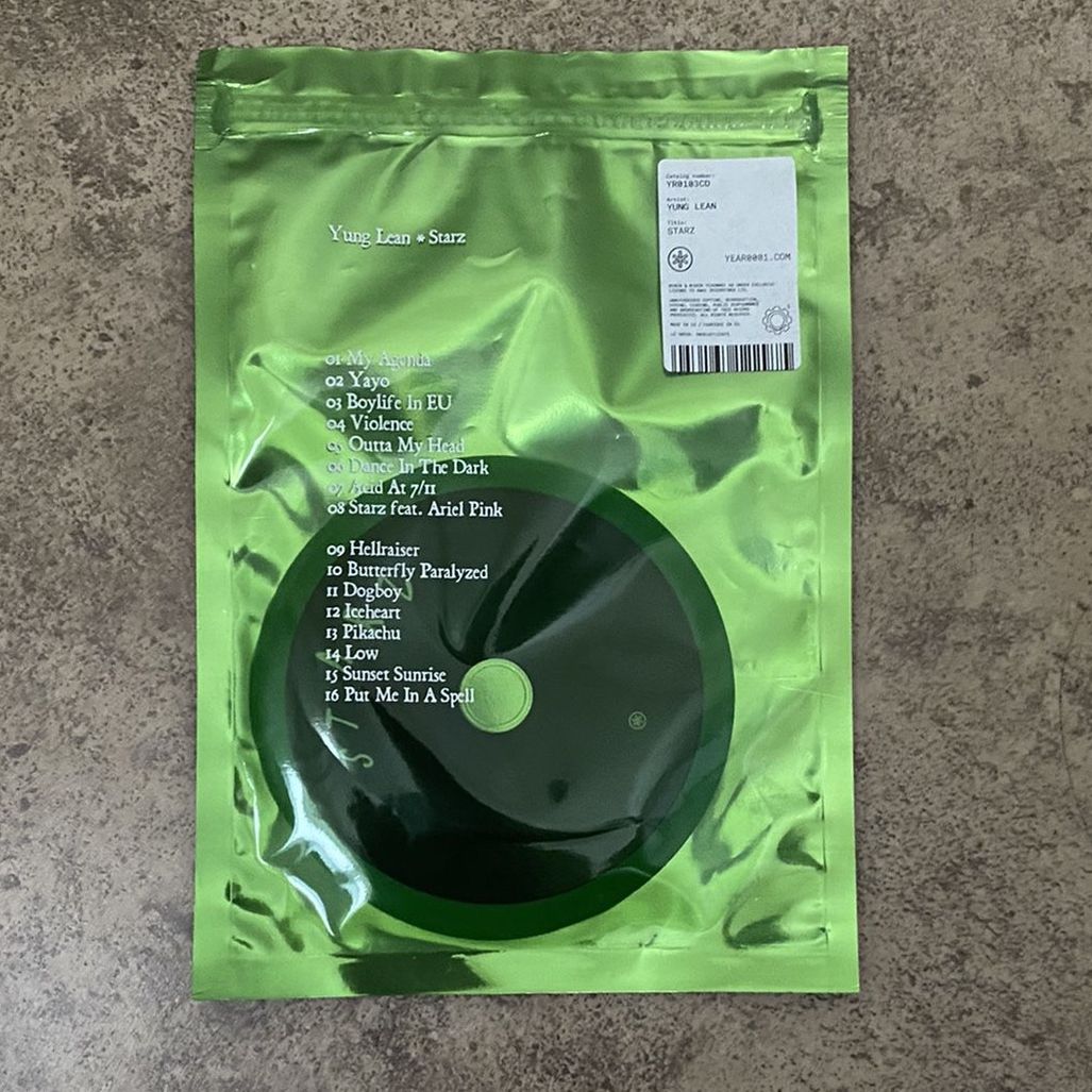 Yung Lean - Starz (2020) Album Rare Limited Edition CD w/ Green