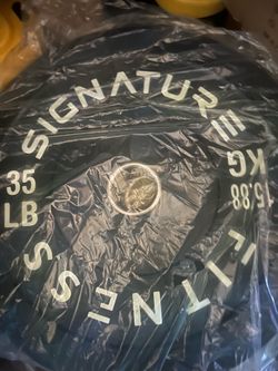 New pair of 35 pounds bumper weight
