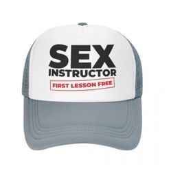 Sex Instructor Trucker Hat vintage cap funny adult