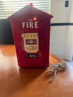 Vintage Randix Fire 911 Telephone, Landline Touch Tone Fire Station Phone