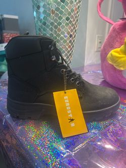 Eurostar hi boots brand new  no steel toe bk/bk no box size 8.5 men
