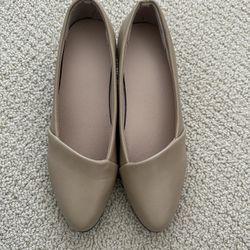 6.5 women's soft leather flat shoes