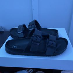 Size 6~ Shade Shore Slip On Adjustable Birkenstock Black