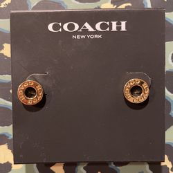 Coach earrings