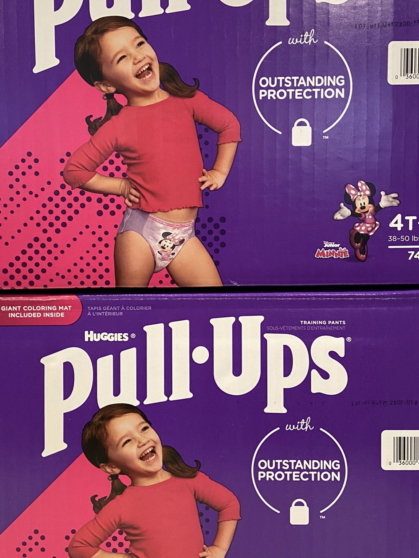 Huggies pull-ups size 4t-5t $25 each box 📦