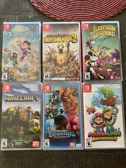 Minecraft Mario & luigi Disney Illusion Island Borderlands 3 Ultimate Fae Farm Nintendo Switch