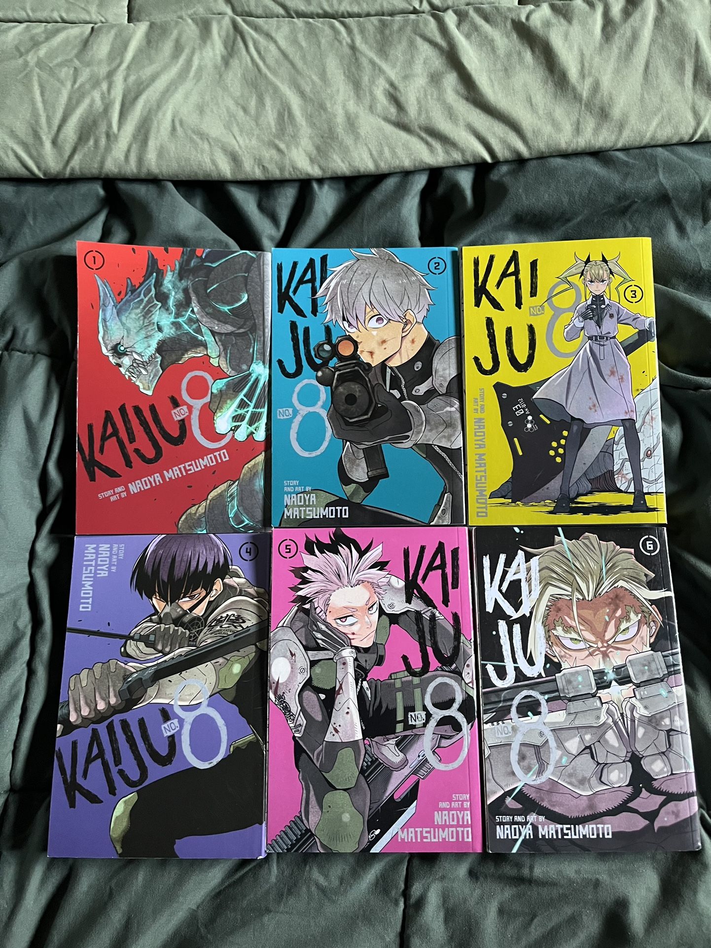 Kaiju No. 8 Manga Vol 1-6