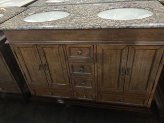 48” Double Vanity Bathroom Dual Sink Cabinet -B1941
