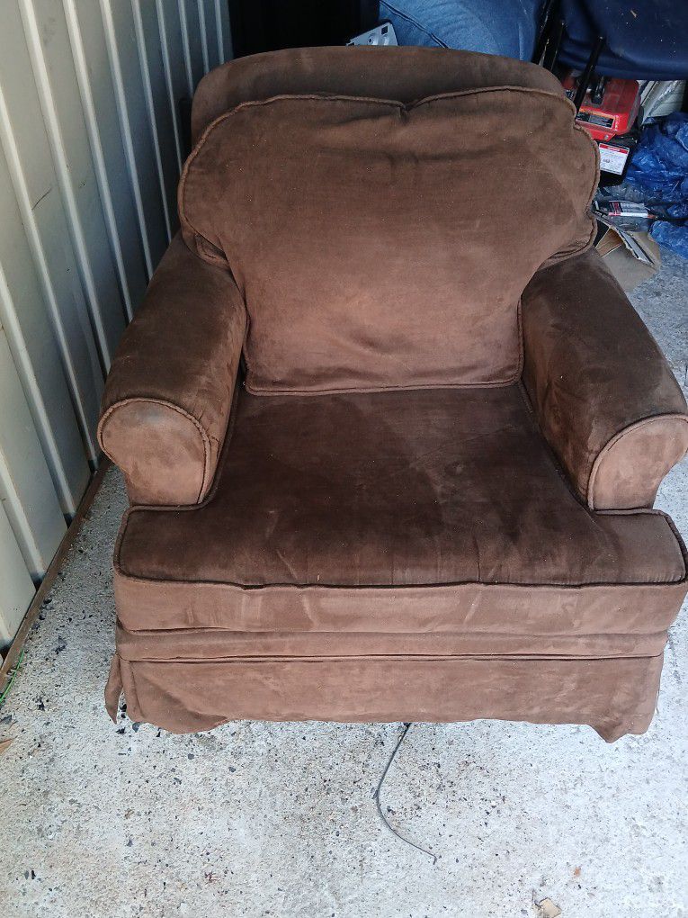 Brown Rocking Chair...
