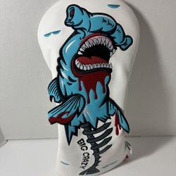 Big Crazy Hammer Head Shark Driver Cover