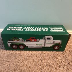Hess Flatbed Truck with Hot Rods