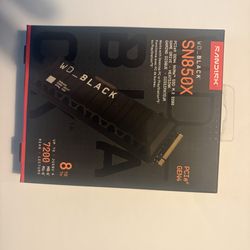 WD BLACK SN850X 8TB SSD