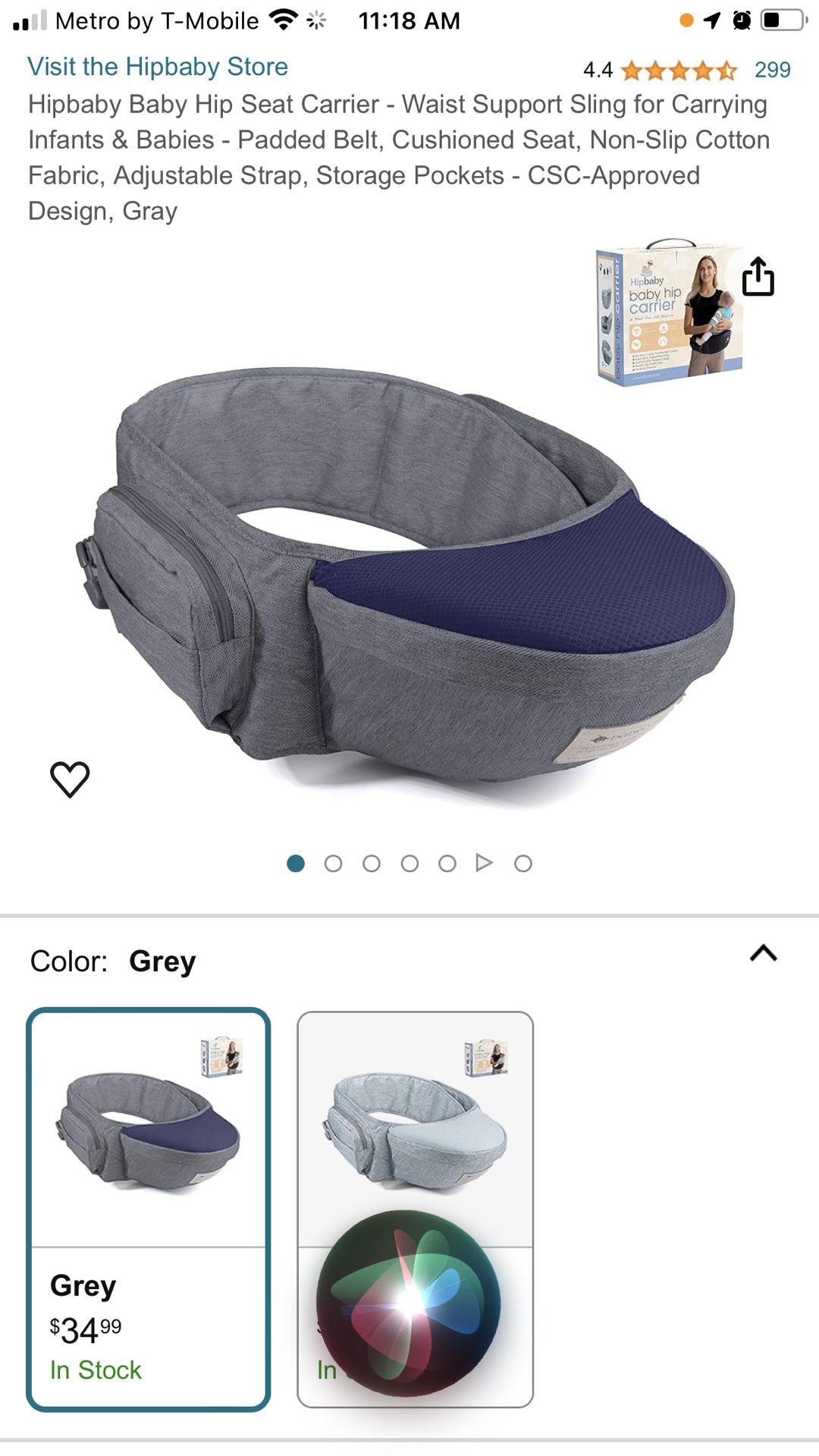 Hipbaby Baby Hip Seat Carrier 