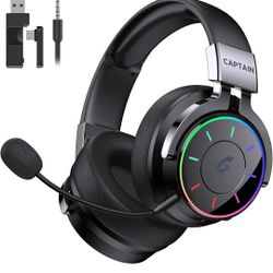 Wireless 2.4 Ghz Gaming Headset For Ps5,Ps4,PC.