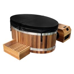 Durasage Cold Plunge Ice Bathtub, Stainless Steel Liner, Ozone Sanitation, Filtration System, 32-104 Degrees, 1300W Chiller and Heater, Warranty NEW