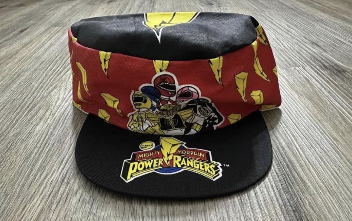 LOT OF 10 Vintage Mighty Morphin Power Rangers Conductor Hats New Old Stock