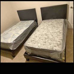 New Twin + Mattress St 