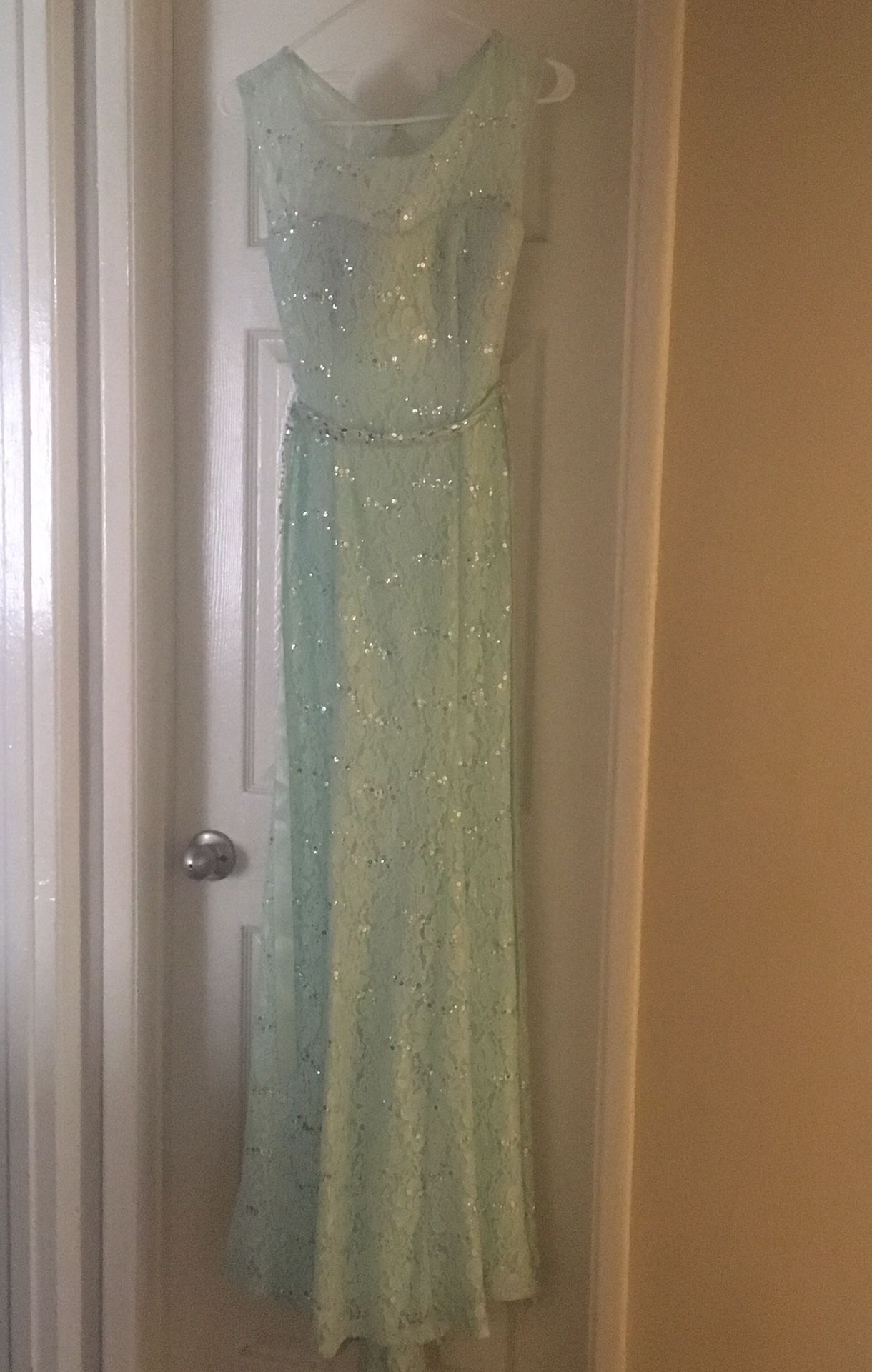 Mint prom dress size 5