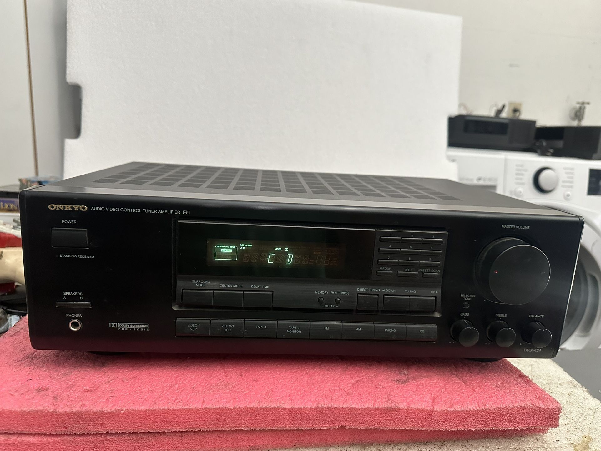 Onkyo TX-SV424 Stereo Receiver Audio Video Control Tuner Amplifier