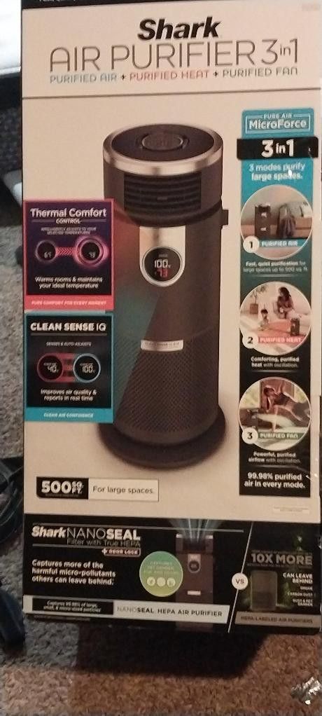 Shark Air Purifier https://offerup.com/redirect/?o=My5pbg==.1  Heat. Fan. Air