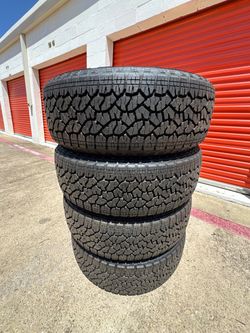 275/60R20 Goodyear Wrangler All Terrain tires Llantas Chevy Gmc Rims