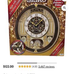 Seiko Designer Crystal Clock